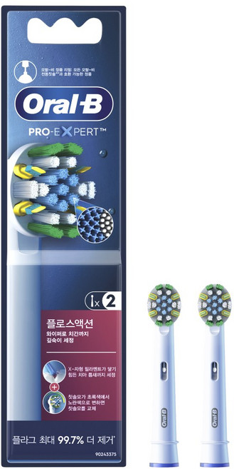 [Oral-B] 오랄비 플로스액션 리필모 2입 EB25RX-2, 1개