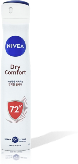 2위 - 니베아 드라이 콤포트 데오드란트 스프레이 200ml 1통, 2개