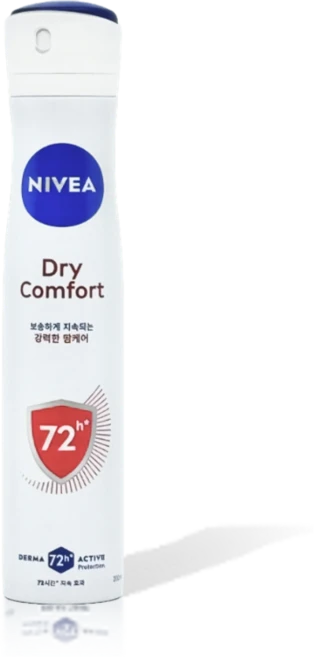 니베아 드라이 콤포트 데오드란트 스프레이 200ml 1통, 2개 - 쿠팡