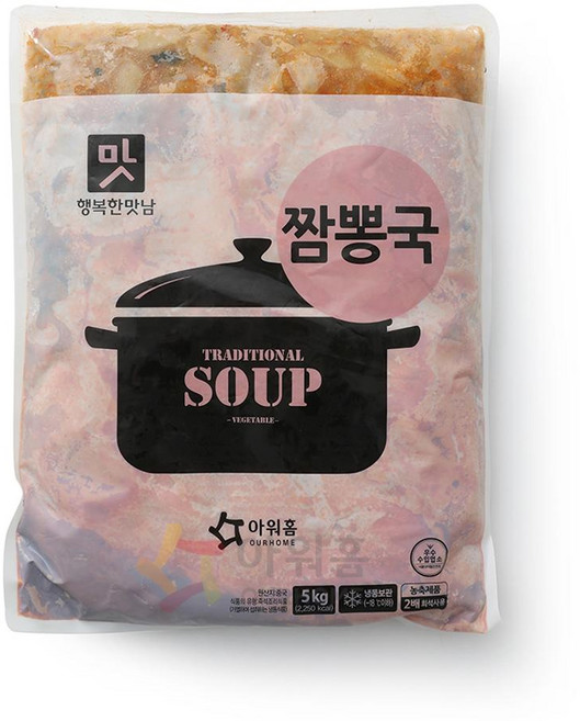 아워홈 행복한맛남 짬뽕국, 5kg, 1개
