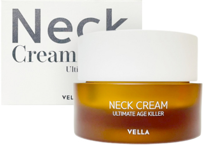 頸霜 撫平頸紋 雙效滋養 緊緻提拉 改善乾燥 頸部護理, 1個, VELLA 第五代金瓶頸霜 (1259