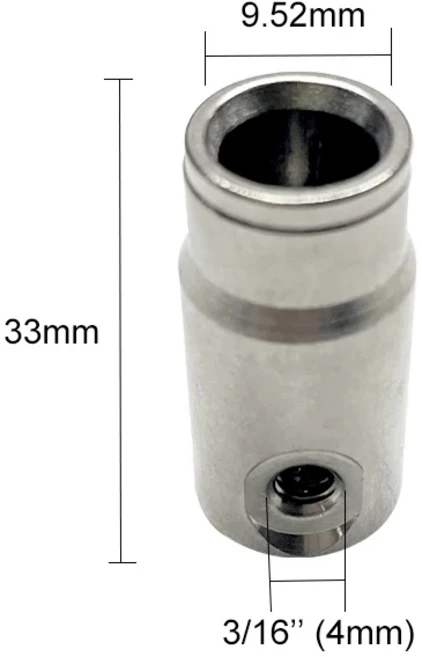 고압 3/8" 9.52mm 퀵 커넥터 티 엘보 스트레이트 조인트 노즐 시트 미스트 시스템 피팅, 09 B