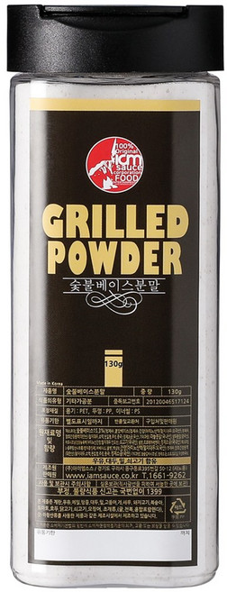 아이엠소스 숯불베이스분말, 130g, 1개