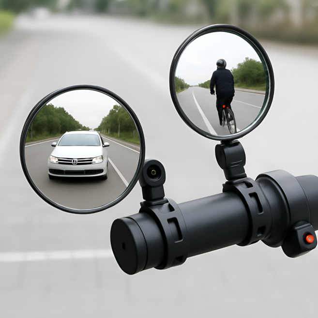 맥시브이 킥보드 자전거 거울 후사경 사이드 미러 백미러, 2개