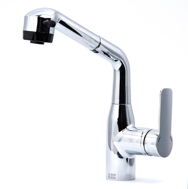 클린 주방 측면 원홀 싱크대 수전 PHS-1121-6000, 1개