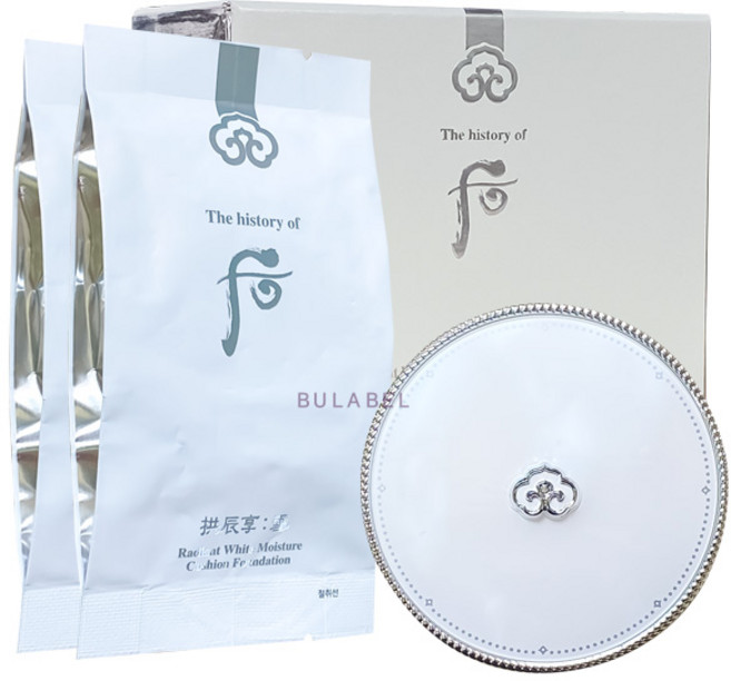 더 후 공진향설 미백 수분광 쿠션 21호 스페셜 기획 /본품13g+리필 2ea, 1개