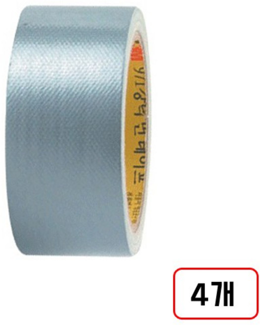 3M)강력면테이프(971/46mm*10m), 4개, 은색(M323751)