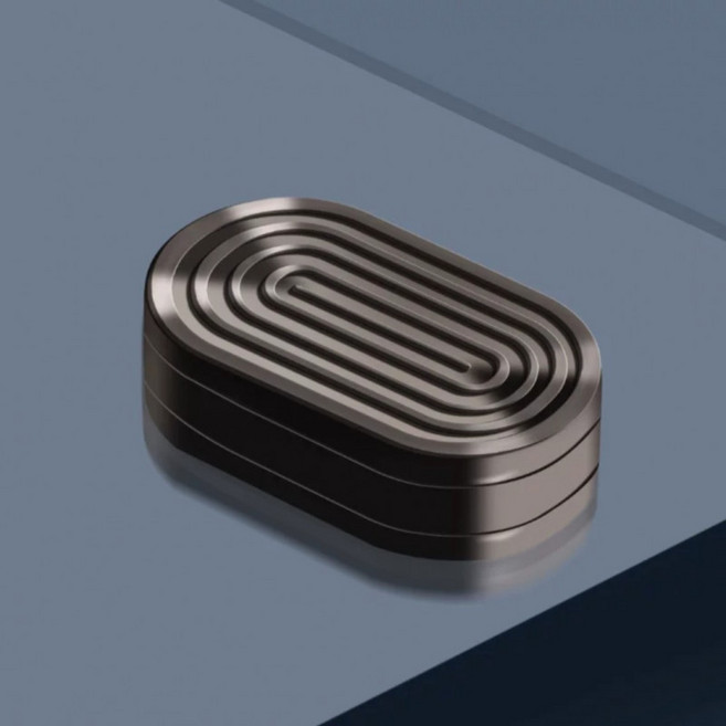 슬라이더 피젯토이 포커 게임 셔플 카드, 1개, 음파 푸시카드 3단계 블랙