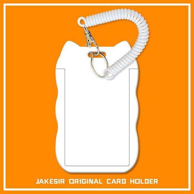 Jakesir 漢堡包卡通狗狗滑蓋卡套
