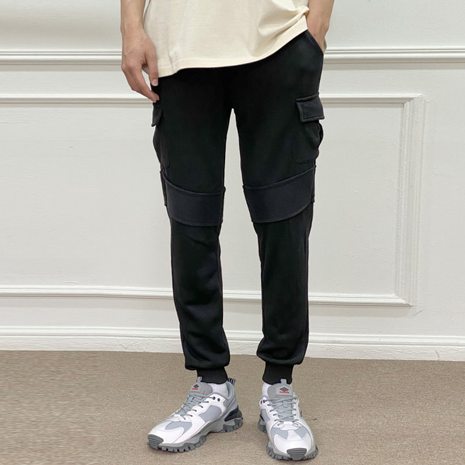 더매드문 미니 쭈리 카고 주머니 조거 트레이닝 팬츠