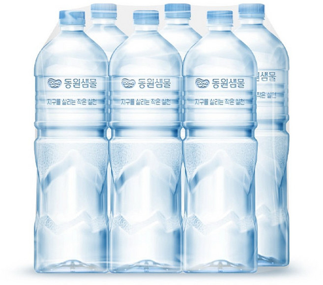동원샘물 생수, 2L, 6개