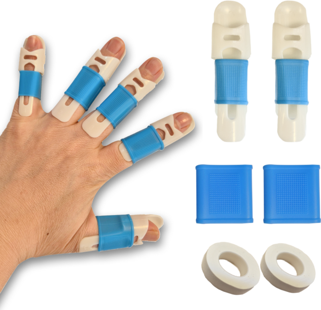 본투웰 1초착용 손가락 보호대 지지대 실리콘 방수 2개, 1세트