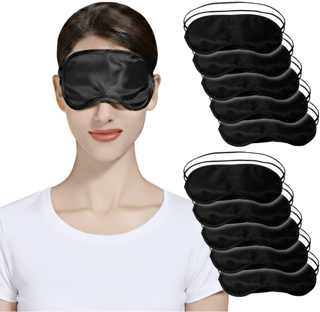 수면안대 눈가리개 10P 일회용안대 비행기 숙면 안대