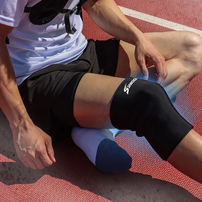 씨움 아이싱 젤슬리브 냉찜질팩 아이스 얼음찜질 온찜질 무릎 발목 팔꿈치 러닝 보호대, 1개, 블랙 - 쿠팡