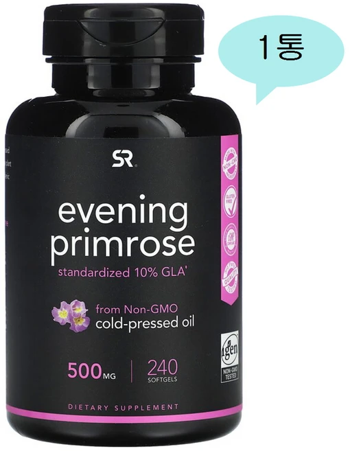 스포츠리서치 오메가6 달맞이종자유 500mg 240정 감마리놀렌산 GLA 오메가 시너지, 1개 - 쿠팡