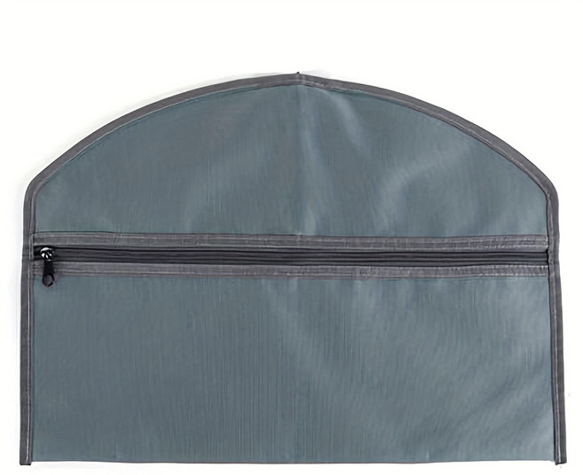 숨겨진 옷장 주최자 - 보석 현금 문서 보안 저장 가방 - 신중한 옷장 매달리는 주머니 - 전기가 필요하지 않습니다 - 홈 / 사무실 / 여행 안전 - 직물 숨김 가방, 회색