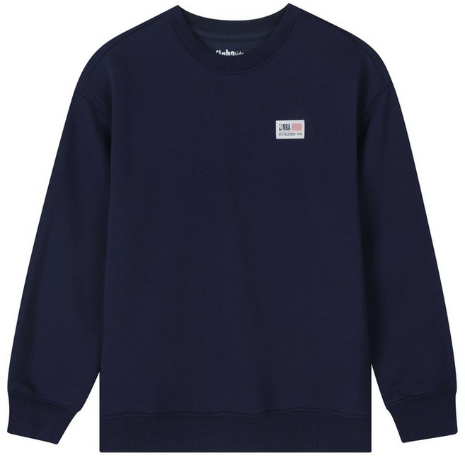 [NBA키즈 매장 정품] NBA USA 로고 맨투맨 티셔츠 (탄탄하면서 건조기 세탁시 변형이 없는 벌집 쭈리 소재)