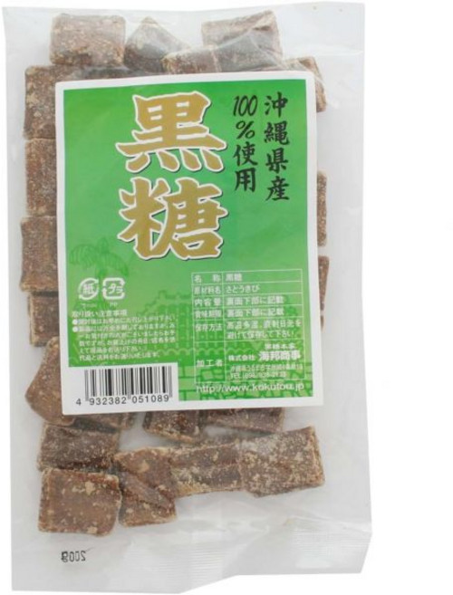 카이호 오키나와 흑당 흑설탕 200g x 5팩 세트