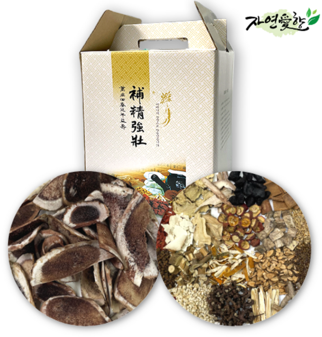 자연애향 녹각 십전대보차 60포 십전대보 즙 진액 액기스, 2박스, 100ml