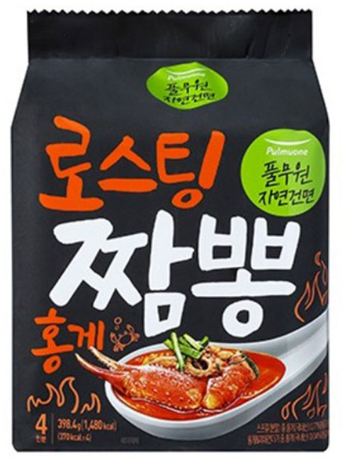 풀무원 로스팅 짬뽕 홍게, 3개