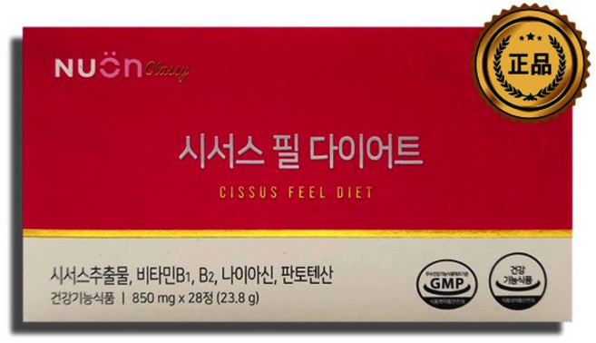뉴온 시서스 필 씨서스 시져스 추출물 체지방감소 시서스추출물 비타민 판토텐산 나이아신 850mg X 28정 538356, 1박스