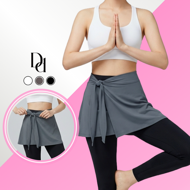 드로우데이즈 레깅스 힙커버 요가 필라테스 Y존 엉덩이 가리개 스커트