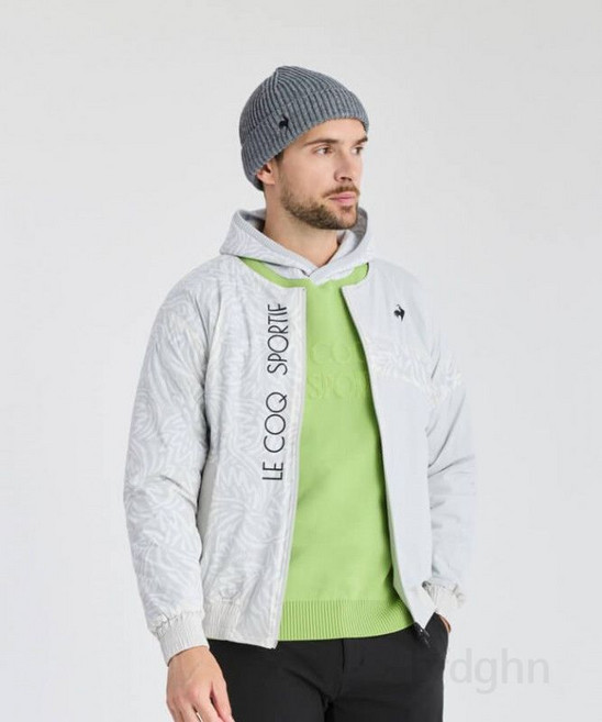 남성 골프 바람막이 자켓 LG4FWBR0M 경량 방풍 스트레치 소재 가을용 스포티한 디자인 편안한 착용감의 골프웨어 점퍼