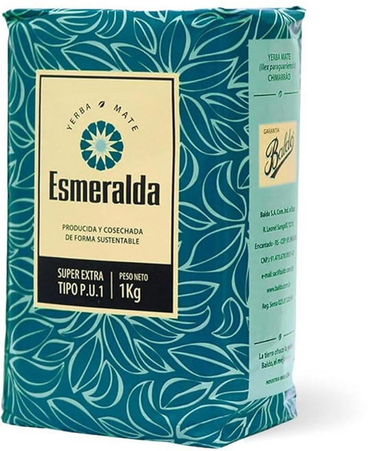 Baldo Esmeralda Yerba Mate 1kg 고운 고룬드 잎 BALDO, 1개
