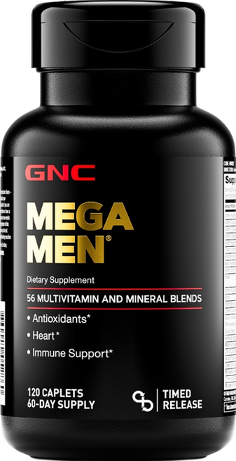 GNCMEGAMEN 56 멀티비타민 앤 미네랄 블렌드 캡슐, 1개, 120정