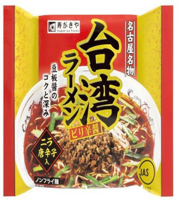 슈가키야 대만 라면 매운 간장 110g 일본 라멘 봉지면 1107683