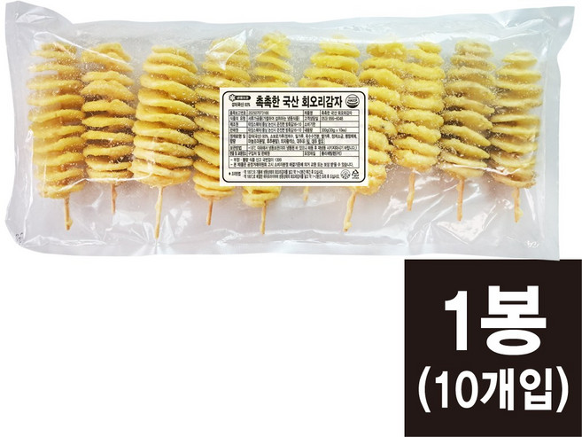 촉촉한 국산 회오리감자 300g(30gx10개입) 토네이도감자