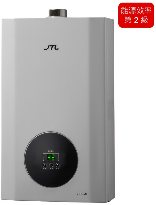 喜特麗 JT-H1620 16公升 強制排氣 數位恆溫熱水器, 1個, 安裝請來電04-22110900詢問