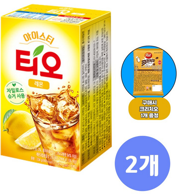 동서 티오 아이스티 레몬, 13g, 18개입, 2개, 234g