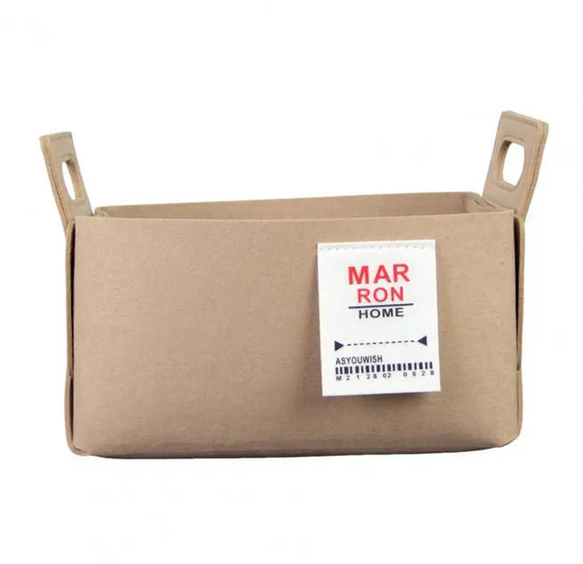 접이식 보관 바구니 바퀴와 손잡이가 있는 세탁 바구니 대용량 PP 소재 세탁 액세서리 가정용 보관함, 02 L, 01 Apricot, 1개