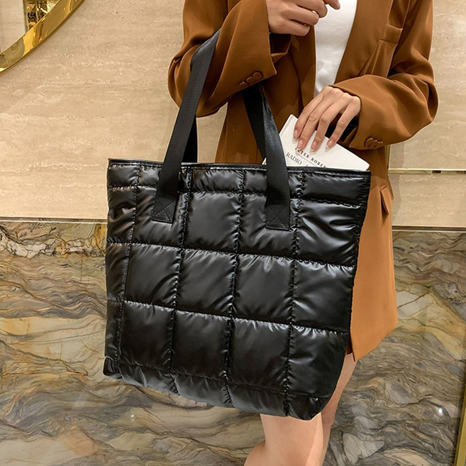 가나다라 여성 퀄팅 토트백 패딩백 숄더백