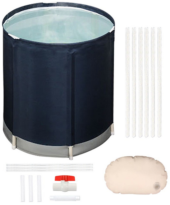 아뜨아뜨 안심 사우나 목욕 반신욕 접이식 욕조, 1개