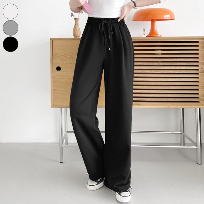 가비진 여성용 롱/숏 기장선택! 일자/조거 투웨이 핀턱 밴딩 트레이닝 팬츠 바지 키작녀 키큰녀 츄리닝 빅사이즈까지