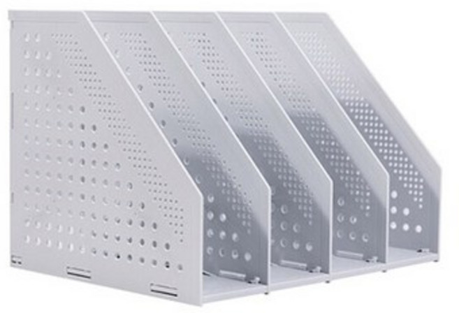 델리 4단 폴딩식 데스크 파일꽂이 78996, GrayColor, 4개