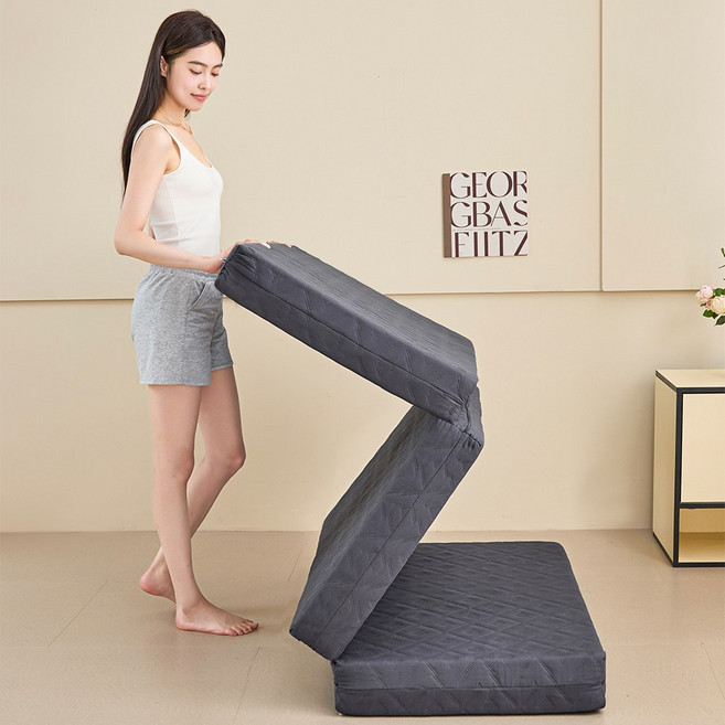 FANOBO탄탄한 지지력 3단 접이식 매트리스