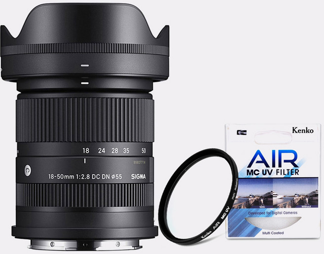 SIGMA 시그마 C 18-50mm F2.8 DC DN 소니E마운트 + 켄코 UV 필터 증정.