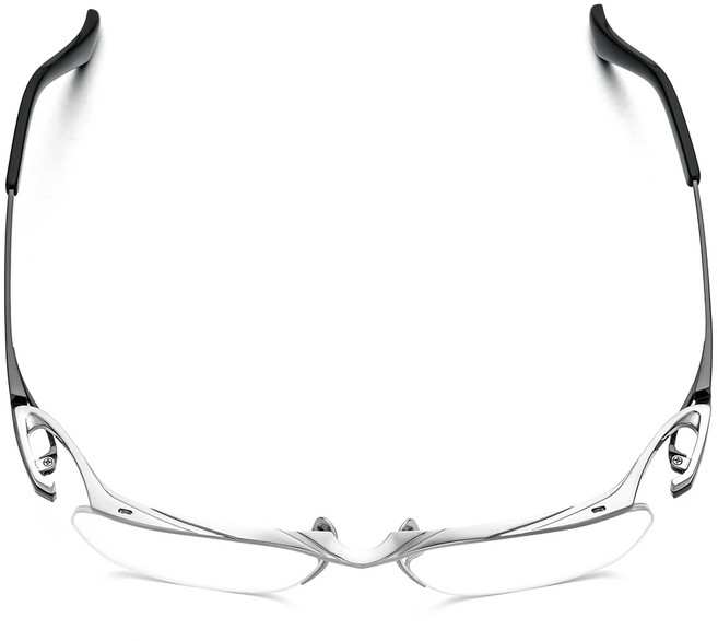 FONEX 순수한 티타늄 반 안경 구조 남자 브랜드 디자인 사각형 초경량 일본 안경 85709