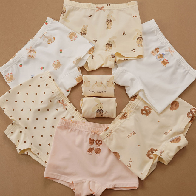 [빌도르] 프리첼 8매 여아 드로즈 사각 아동 키즈 어린이 팬티 세트