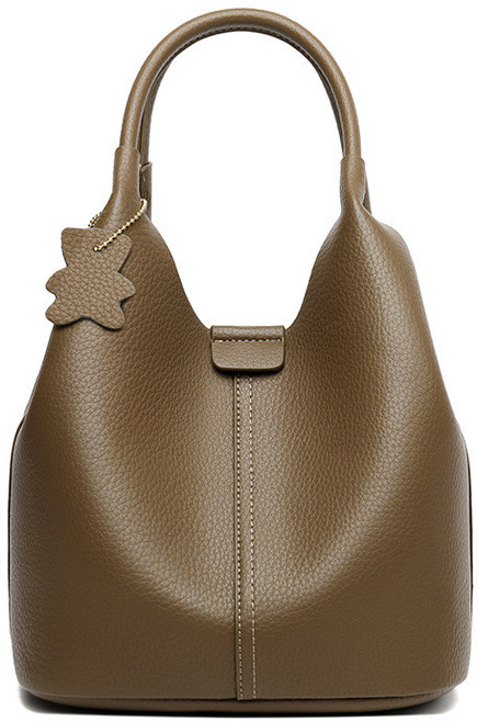 부드러운 소가죽 버킷백 여성 투웨이 토트백 숄더백 핸드백 여자 데일리 가방 크로스백