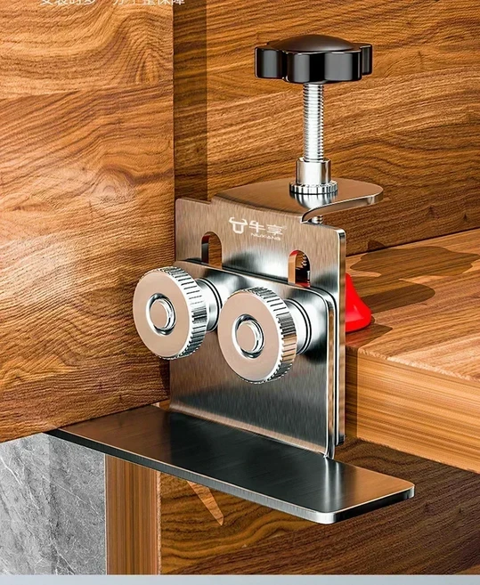 문짝지그 캐비닛 도어 장착 지그 프레임 클램프 용 레스 스틸 목공, 01 PCS, 1개