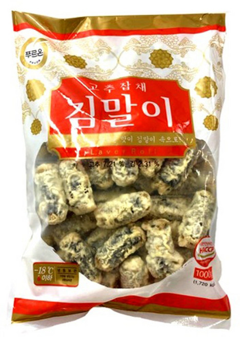 푸르온 고추잡채 김말이 1kg, 1개