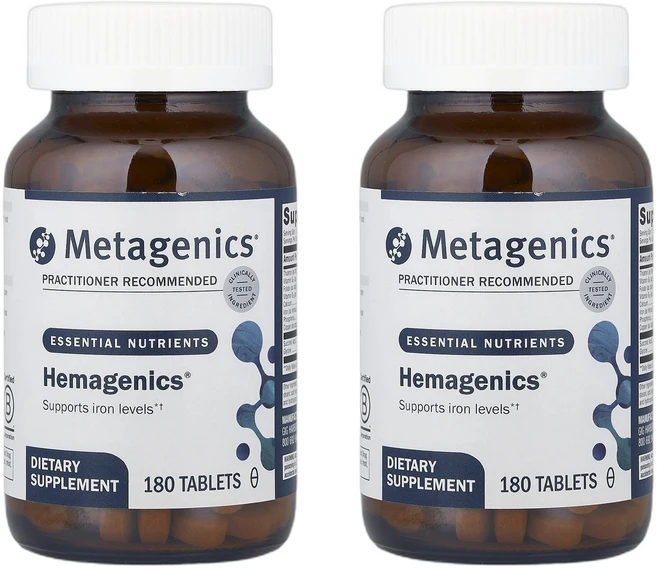 메타제닉스 Hemaogenics 철분 IRON 아이언 180정 1+1, 2개, 180회분 - 쿠팡