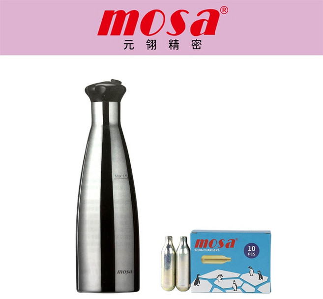 mosa Soda Splash 1.1L 隨身型氣泡水機 (加贈氣彈一盒)