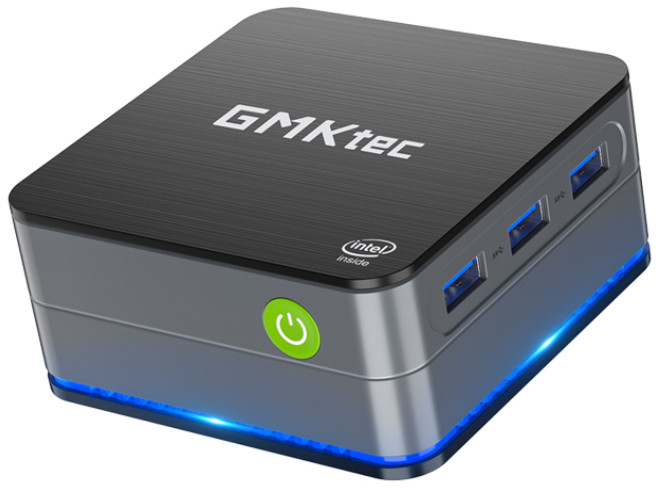 GMKtec 미니 PC 윈도우 11 프로 인텔 12 세대 알더 레이크 N100 DDR5 12GB RAM WiFi 6 BT5.2 데스크, 12GB RAM 512GB ROM, 01 G2 EU Plug