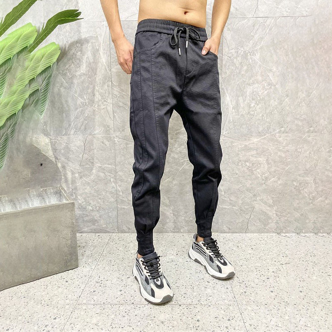 1+1 남자 조거 레저 바지 밴딩 배기 팬츠 뉴타임즈 1223YD02