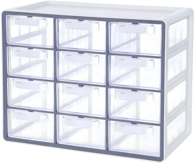 시스맥스 UP 시스템 멀티박스, 회색, 12단